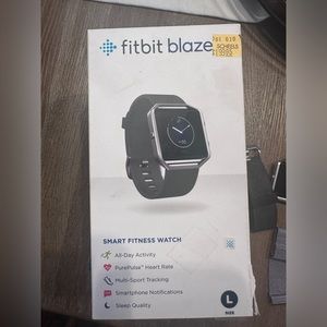 Fitbit Blaze. Used, excellent condition. Comes with extra bands .